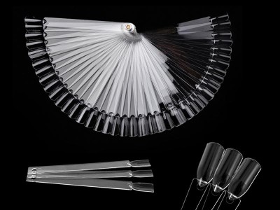 Foldable Nail Tips Polish Practice Display 50pcs