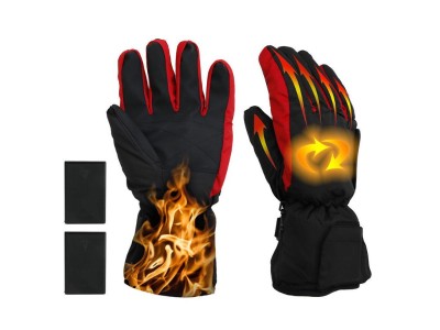 Outdoor Heated Gloves, Bike Charging Heating Non-Slip Gloves
