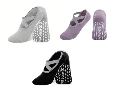 Anti-Slip Yoga Socks 3 Pairs