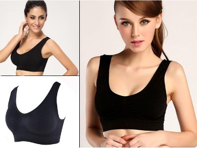 Sports Bra Black Size 18-20
