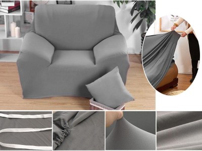 Grey Single Sofa Cover