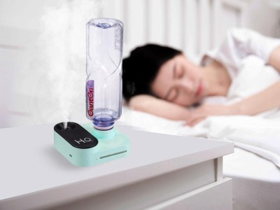 Water Bottle Humidifier, Humidifier with LED Night Light