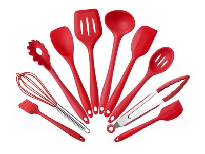 10Pcs Kitchen Utensil Set Non-Stick Spoon Spatula Cooking Tool