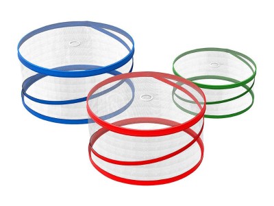 Pop Up Food Covers Flies and Bugs Resist Mesh Cover Pack of 3