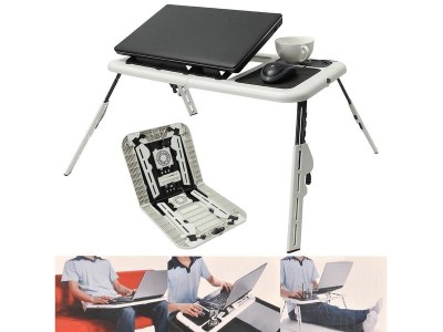 Portable All in One  Laptop Table with Cooler Pad