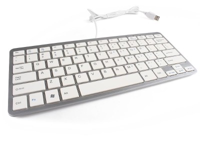 White Light Compact Slim Keyboard