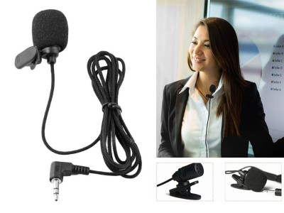 Clip-on Lavalier Lapel Microphone 3.5mm