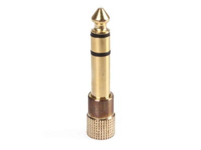 Gold Plated Headphone Adapter for 3.5mm Jack to 6.3mm Jack