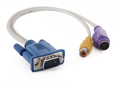 VGA to S-Video RCA OUT Converter Cable Adapter