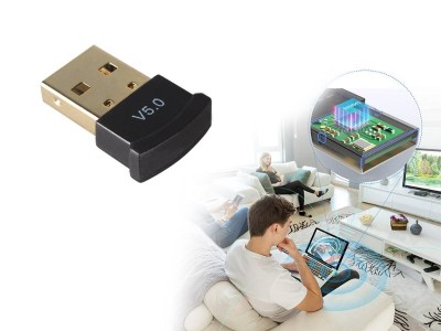 USB 5.0 Bluetooth Adapter for Windows PC & Laptop