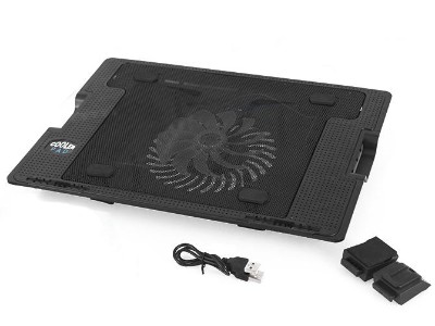 Laptop Cooling Pad Fan Height Adjustable