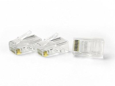 RJ45 Crimp Plug (100) for Cat5e and Ccat6