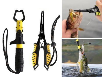 Heavy-Duty Stainless Steel Fishing Pliers & Lip Gripper Set