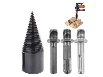 Wood Splitter Drill Bits Firewood Drill Bits 4PCs