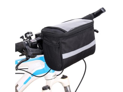 Bike Handlebar Bag - Front Tube Pannier w/Phone Pouch NZ