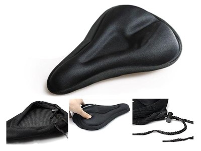 Bike Seat Cover Gel Seat Cover Saddle Pad BLACK