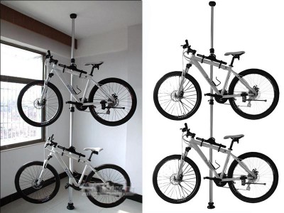 Dual Bike Rack - Adjustable Storage Stand