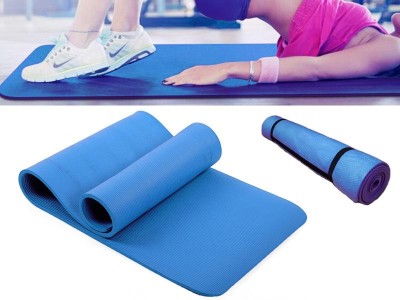 YOGA Mat Profession Fitness Exercise 15mm -Blue