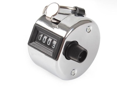 4-Digit Manual Handheld Tally Counter Clicker
