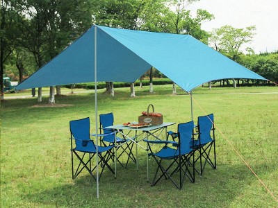 Rain Fly Rain Tarp Beach Shade 3 x 2.9M - Blue
