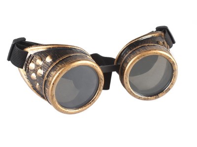 Brass Steampunk Goggles for Motorcycling/ Cosplay/ Parties
