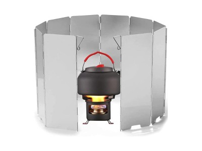 Camping Stove Windscreen with 10 Plates