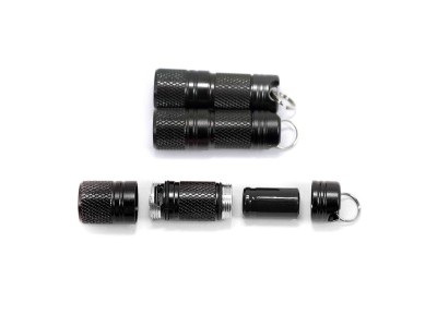 Mini Flashlight USB Rechargeable Torch with Keychain