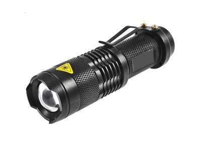 CREE Q5 7W 1000LM 3-Mode Zoom Waterproof LED Flashlight