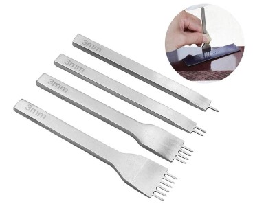 Leather Craft Punch Tools Stitching Carving Sewing Saddle Groove