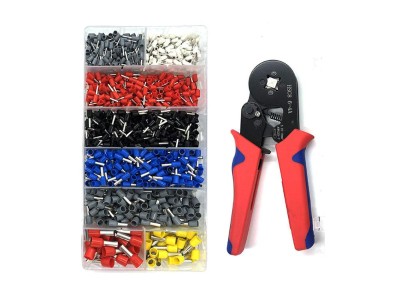 1250PCS Terminal Crimping Pliers Crimping Tool Kit
