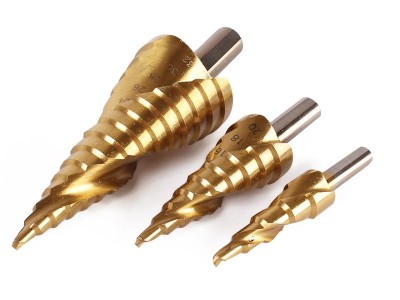 Screw Step Drill Bit Set HSS Step Set 3PCS
