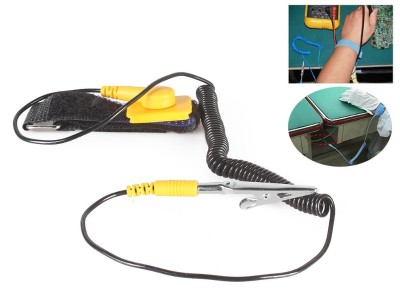 Retractable Anti-Static Wrist Strap for Electronic Technicians