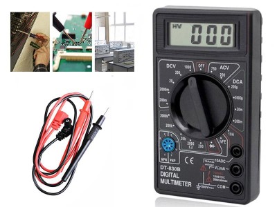 LCD Digital Voltmeter Ammeter Ohm Multimeter