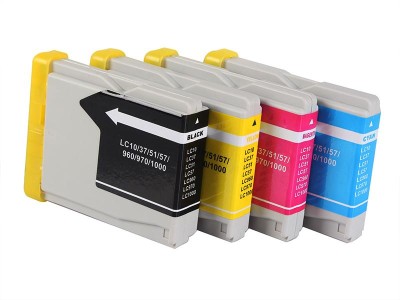 4pcs XL Ink Cartridges Brother LC37 LC57 Whole Set Compatible