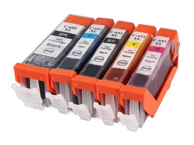 Ink Cartridges PGI-650 CLI-651 for Canon 5pcs