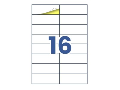 A4 Labels Sticker 16's 100 Sheets