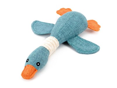 Wild Goose Squeaker Toy Pet Chew Toy for Dog/Cat( Blue)