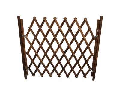 110cm Wooden Fence Retractable Dog Safety Gate