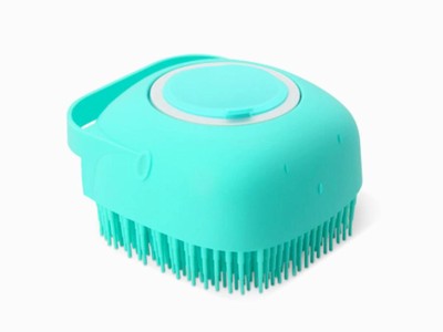 Pet Bath Brush Shampoo Dispenser