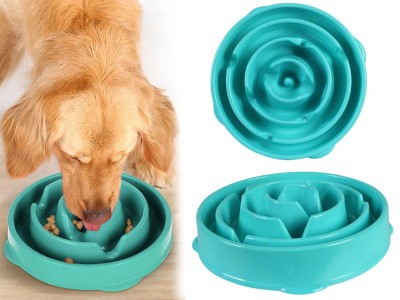 Pet Dog Cat Slow Feed Bowl