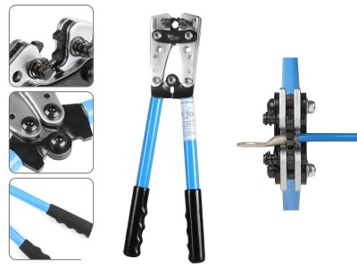 6 - 50mm² Plug Crimp Crimping Tool Battery Cable Lug Hex Crimper