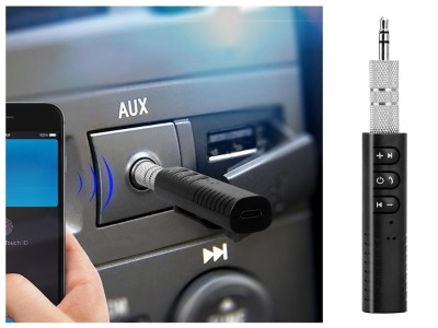 Car AUX Bluetooth Receiver with Clip