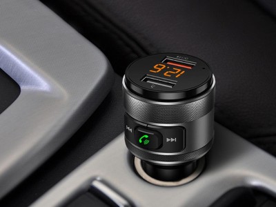 Bluetooth Adapter Car Music Player with Dual USB Charge