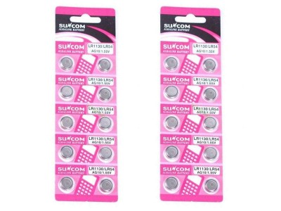 AG10 1.5V Batteries - 2 packs