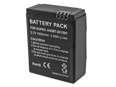 Battery Replacement Digital Power Pack for GoPro Hero 3 3+