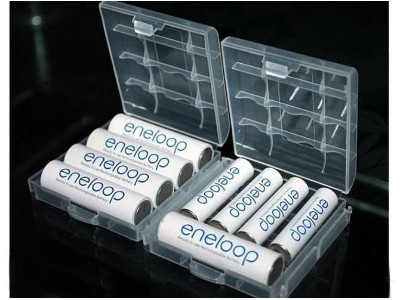 Storage Case Holder for 4 x AA or 5 x AAA battery