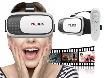 3D VR Box Virtual Reality Glasses with Controller