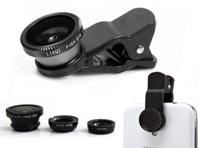 3 in 1 Fish Eye Micro Lens Kit for iPhone Samsung
