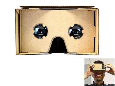 DIY Google Cardboard Virtual Reality 3D Glasses for Smartphones