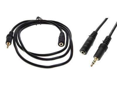 3.5mm male to female Extension Audio Cable 1.5m